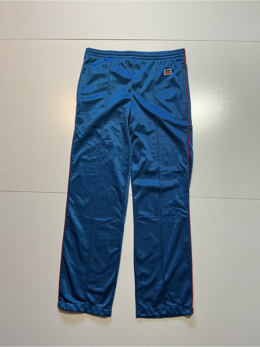 Vintage Levis 1984 USA Olympics Los Angeles Kid Youth Stripe Pleated Track Pants